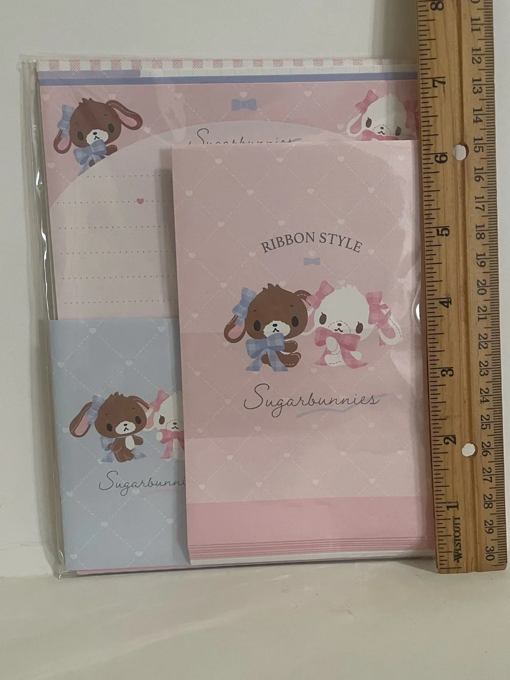 Sugarbunnies Ribbon Style Letter Set-Japan Stationery